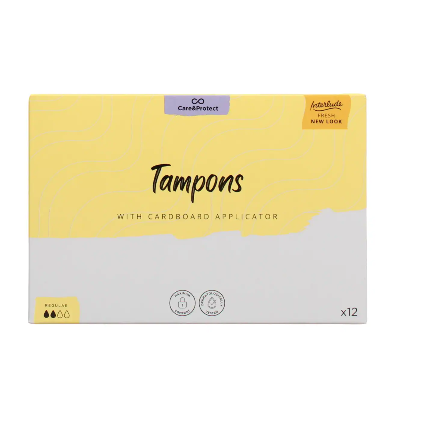 Wholesale Interlude Tampons Regular With Applicator 12's from Harrisons Direct