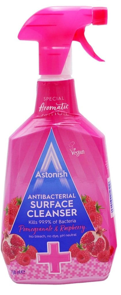 Astonish Anti-Bacterial Surface Cleanser Pomegranate & Raspberry750ml ...