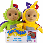 Teletubbies Talking Soft Toys CDU from Harrisons Direct