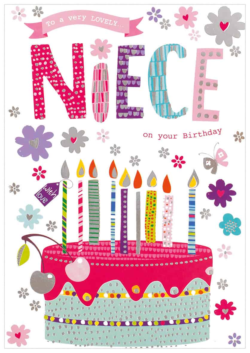 Wholesale Birthday Card Niece from Harrisons Direct