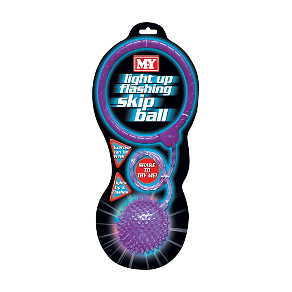 Light up shop flashing skip ball