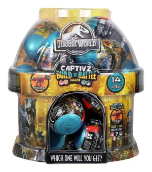 Jurassic World Rebirth Captive Build N Battle Dinos