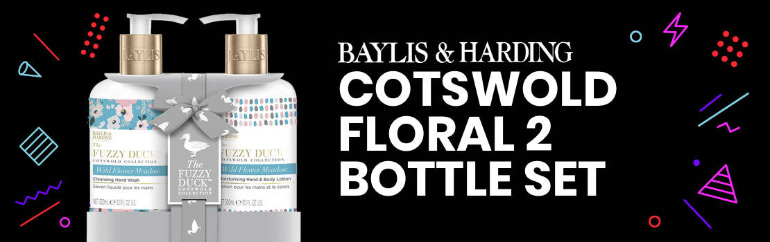 Baylis & Harding The Fuzzy Duck Cotswold Floral 2 Bottle Set