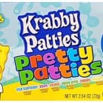 Wholesale Spongebob Squarepants Gummy Krabby Patties Colours Theatre Box 72g from Harrisons Direct