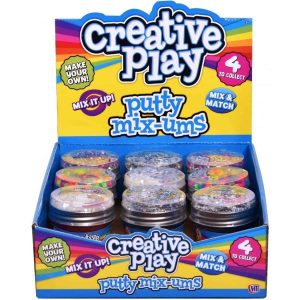 Creative Play Putty Mix-Ems Assorted Designs CDU