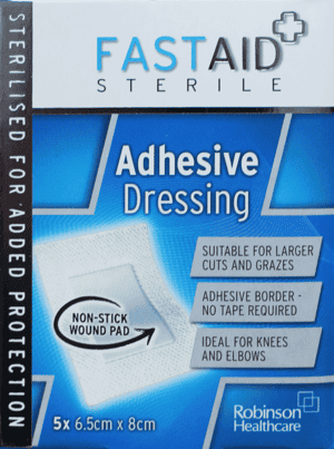 Fast Aid Adhesive Dressing 5's