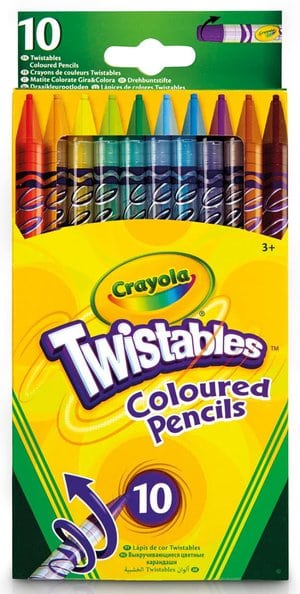 Crayola  Twistable Colouring Pencils - Pack of 10