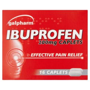 Wholesale Galpharm Ibuprofen 200mg Caplets 16's