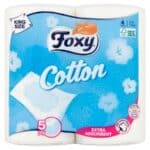 Foxy Cotton Toilet Roll 5ply 4pk