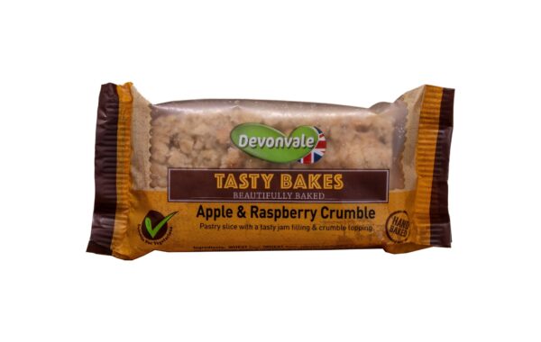 Wholesale Devonvale Tasty Bakes Crumble - Apple & Raspberry 80g
