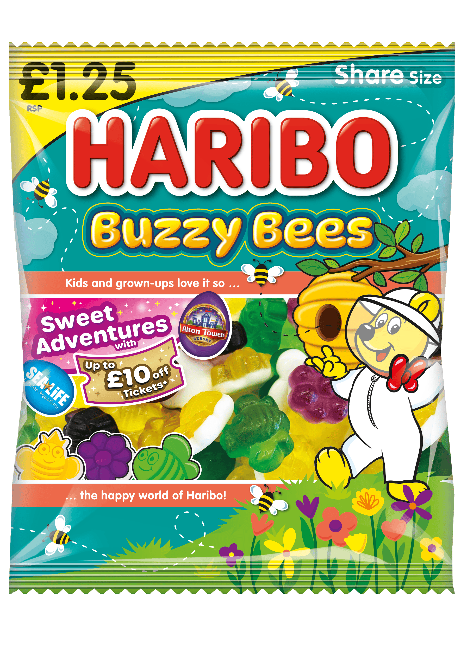 Haribo Buzzy Bees 140g from Harrisons Direct