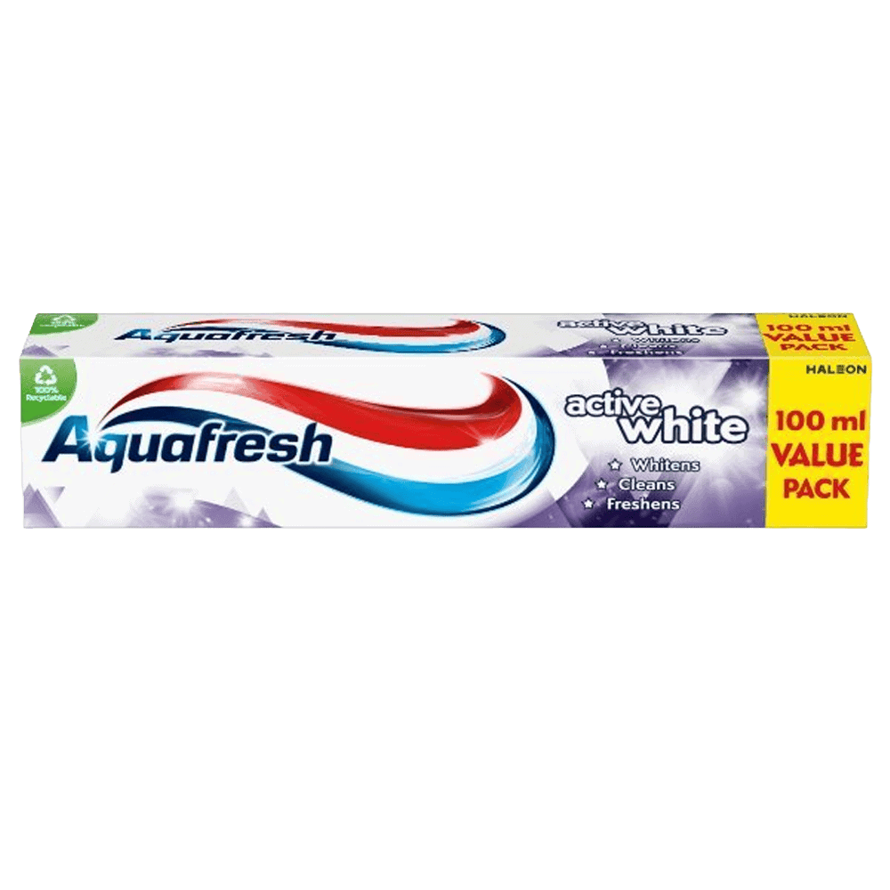 Wholesale Aquafresh Active White Toothpaste 100ml from Harrisons Direct