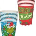 The Grinch Paper Cups 8 Pack 2 Assorted from Harrisons Direct