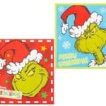 The Grinch Paper Napkins 12 Pack 2 Assorted from Harrisons Direct