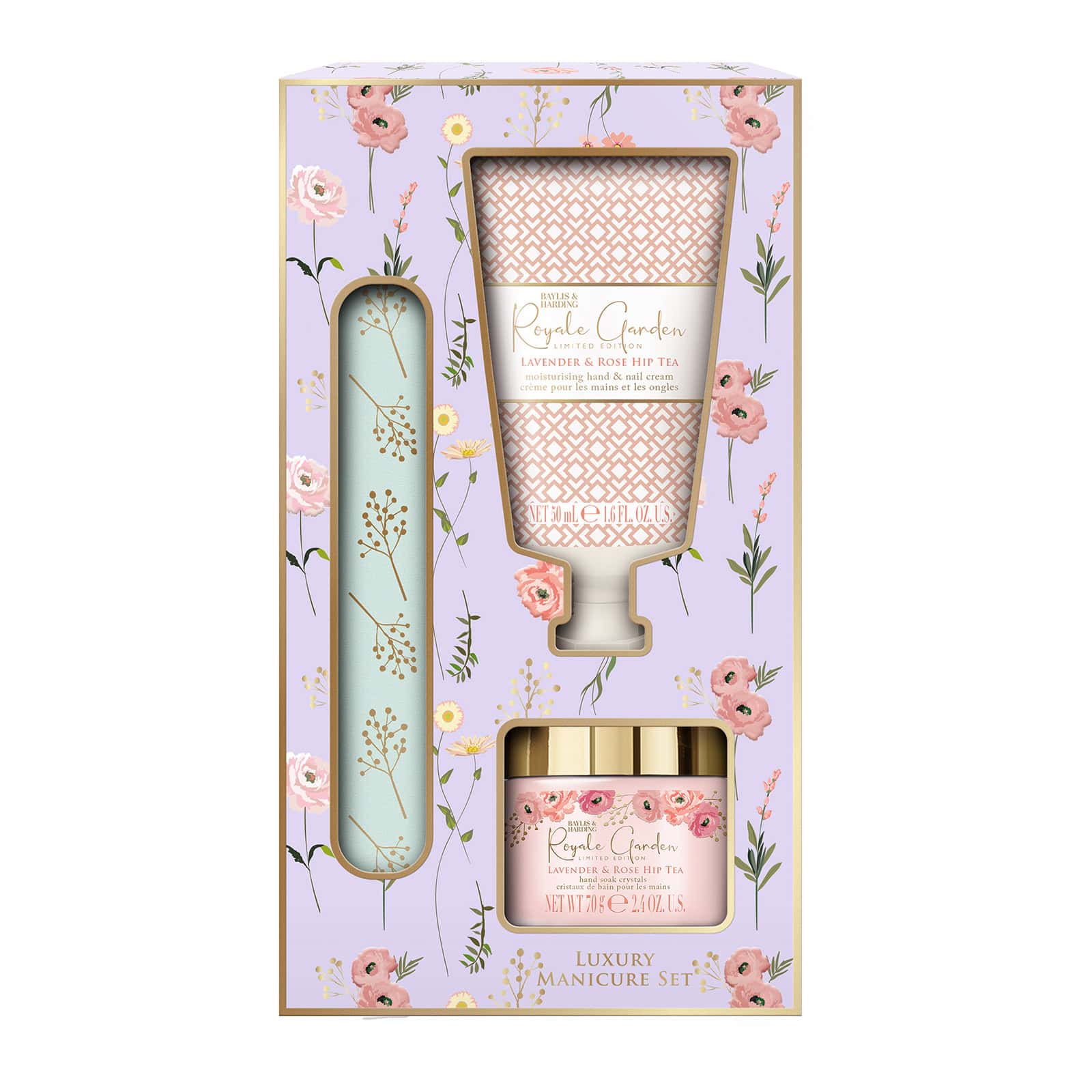 Baylis & Harding Royale Garden Luxury Manicure Gift Set from Harrisons Direct