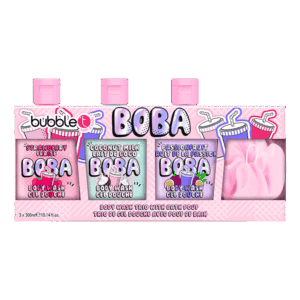 Bubble T Boba Body Wash 4 Piece Gift Set from Harrisons Direct