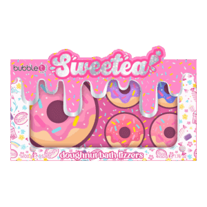 Bubble T Sweetea Donut Bath Fizzer 4 Piece Gift Set from Harrisons Direct