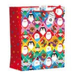 Wholesale Christmas Gift Bag Large - Diamonds from Harrisons Direct