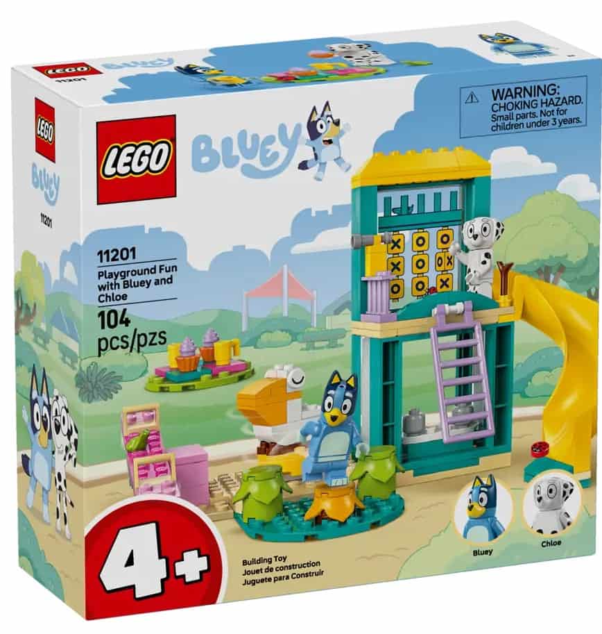 LEGO Bluey 11201 - Playground Fun with Bluey and Chloe from Harrisons Direct