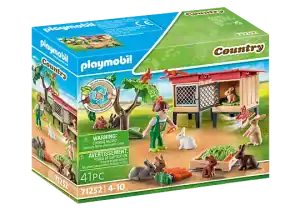 PLAYMOBIL Country 71252 Rabbit Hutch from Harrisons Direct