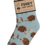 Wholesale Bartleby Ladies Sherpa Socks Hedgehog - Size 4 - 8 from Harrisons Direct