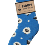 Wholesale Bartleby Ladies Sherpa Socks Sheep Design - Size 4 - 8 from Harrisons Direct