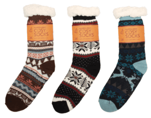 Wholesale Bartleby Mens Sherpa Lined Socks - Size 6-11 from Harrisons Direct