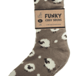 Wholesale Bartleby Men's Sherpa Socks Sheep - Size 6-11 from Harrisons Direct