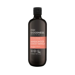 Wholesale Baylis & Harding Goodness Mens Shower Gel - Sandalwood & Rich Vanilla 500ml from Harrisons Direct