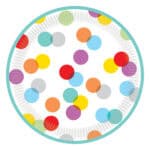 Wholesale Spots Plates Pack of 8 23cm from Harrisons Direct