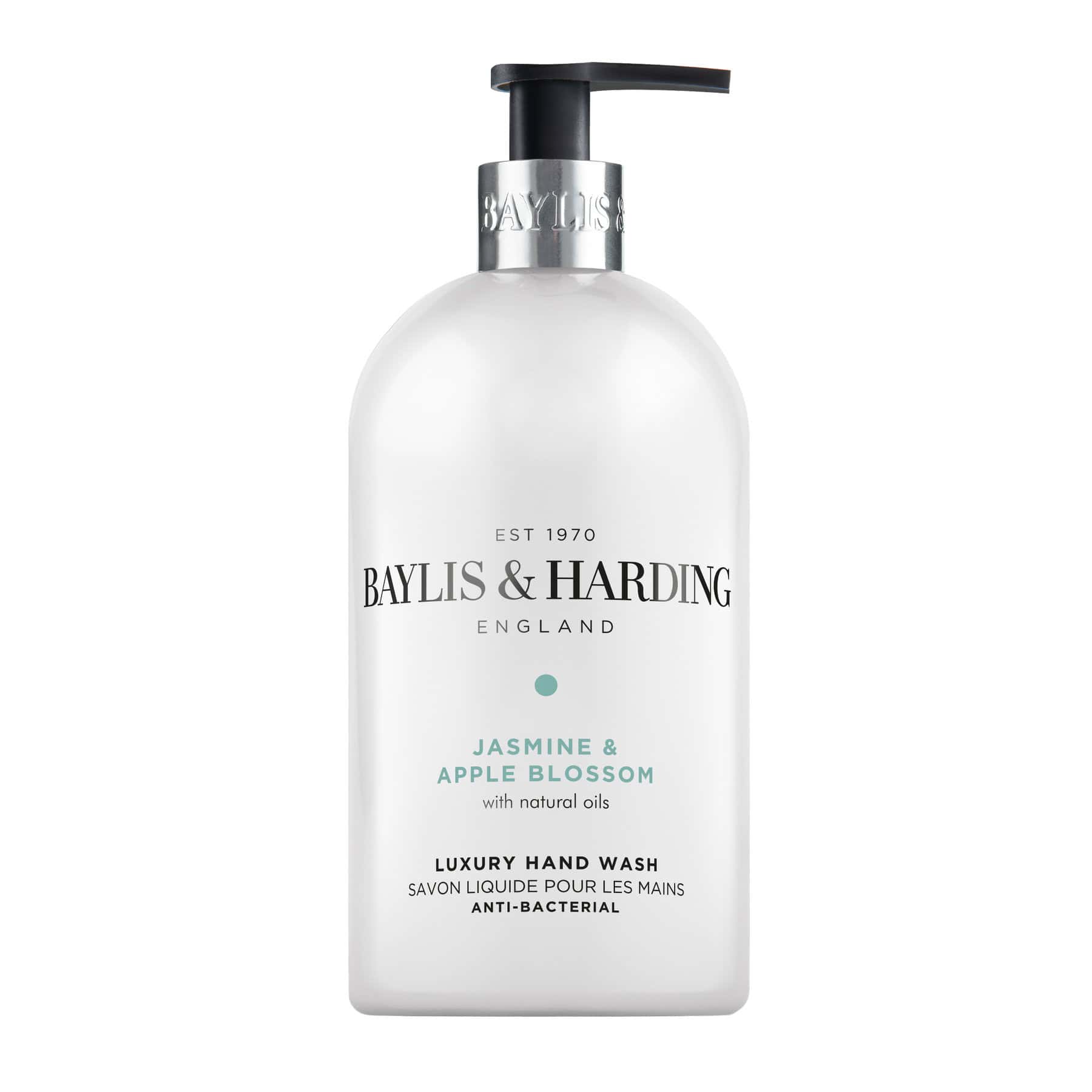 Wholesale Baylis & Harding Jasmine & Apple Blossom Anti Bacterial Hand Wash 500ml from Harrisons Direct
