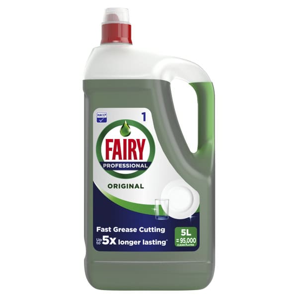 Wholesale Fairy Professional Washing Up Liquid Original 5L from Harrisons Direct