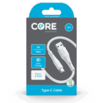 Wholesale Core+ USB - Type C Cable White 1m 3A 15W Fast Charge from Harrisons Direct