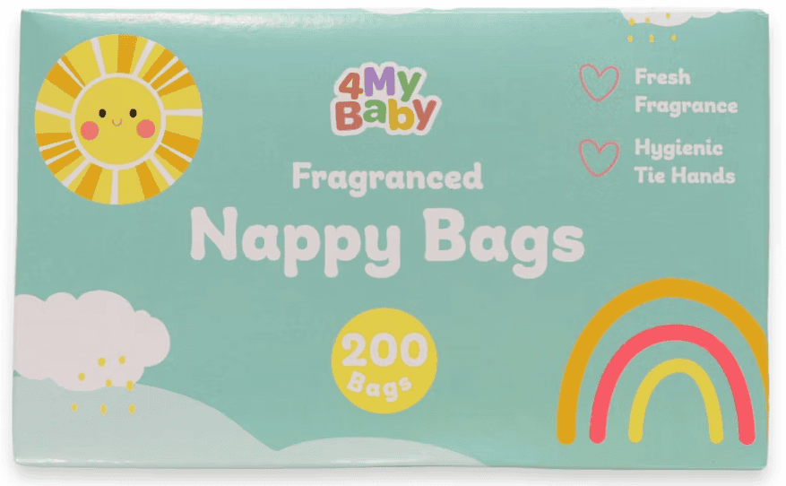 Wholesale 4My Baby Nappy Bags Fragranced 200's from Harrisons Direct