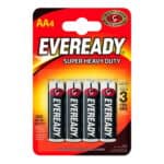 Wholesale Eveready AA Super Heavy Duty Zinc Batteries 4pk from Harrisons Direct