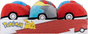 Pokemon 5″ Poke Ball Plush Assorted CDU from Harrisons Direct