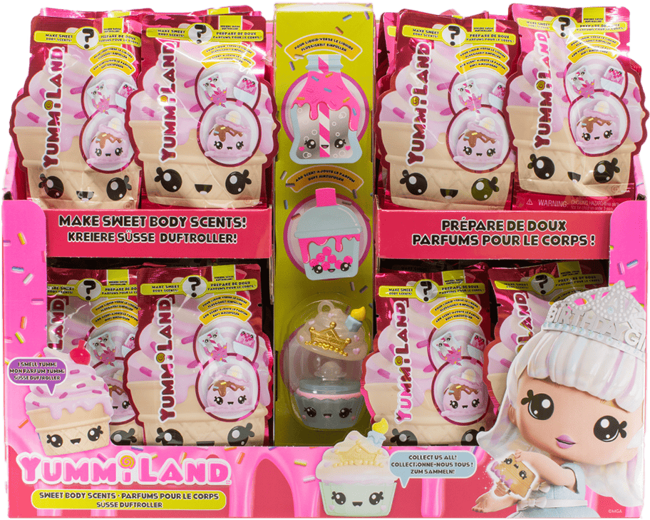 Yummiland Num Nom Scent Roller CDU from Harrisons Direct