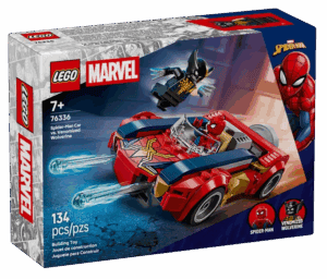 Wholesale LEGO Super Heroes Marvel 76336 Spider-Man Car vs Venomized Wolverine from Harrisons Direct