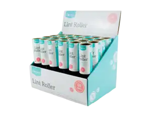 Wholesale Lint Roller - 50 Sheets in CDU from Harrisons Direct