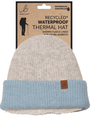 Wholesale Bartleby Waterproof Hat - Sherpa Lined, Contrast Brim from Harrisons Direct