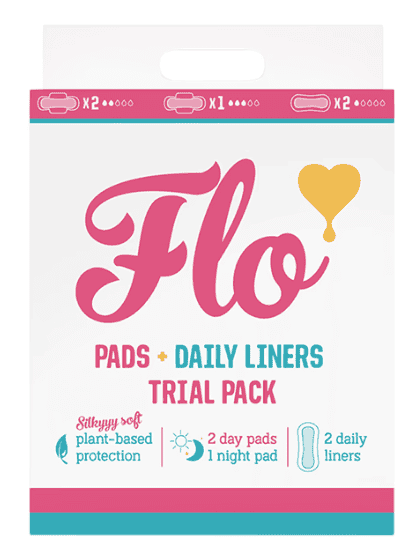 Wholesale FLO On-The-Go Trial Pack (Bamboo Pads & Liners) from Harrisons Direct