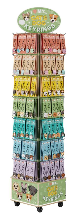 Wholesale I Love My Pet Keyring 1 Sided from Harrisons Direct