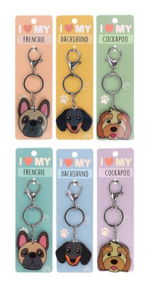 Wholesale Love My Pet Keyring FSDU Stock from Harrisons Direct
