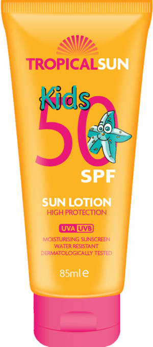 Wholesale Tropical Sun SPF 50 Kids 85ml from Harrisons Direct