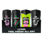 Wholesale Lynx Bodywash Assorted Case 24’s from Harrisons Direct