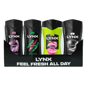 Wholesale Lynx Bodywash Assorted Case 24’s from Harrisons Direct