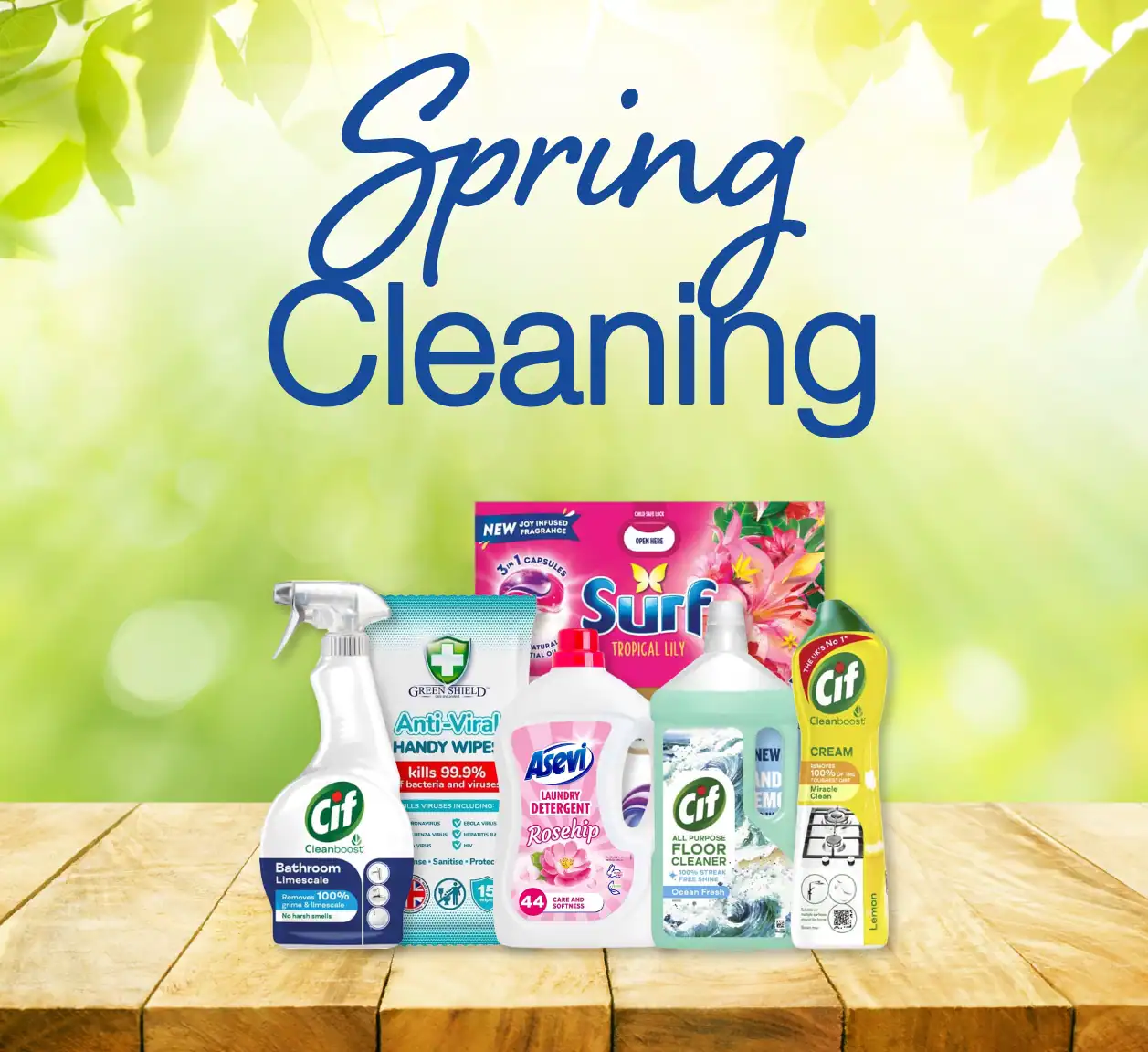 Spring Cleaning Seasonal Banner