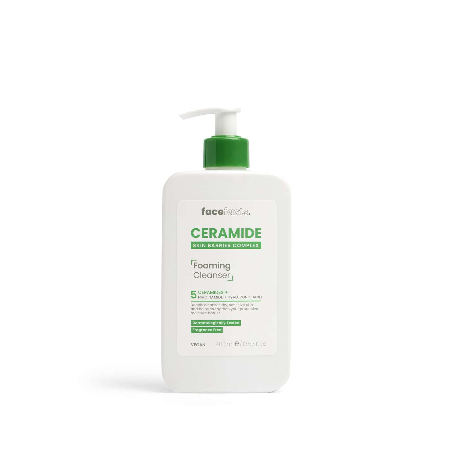 Face Facts Ceramide Foaming Cleanser 400ml from Harrisons Direct