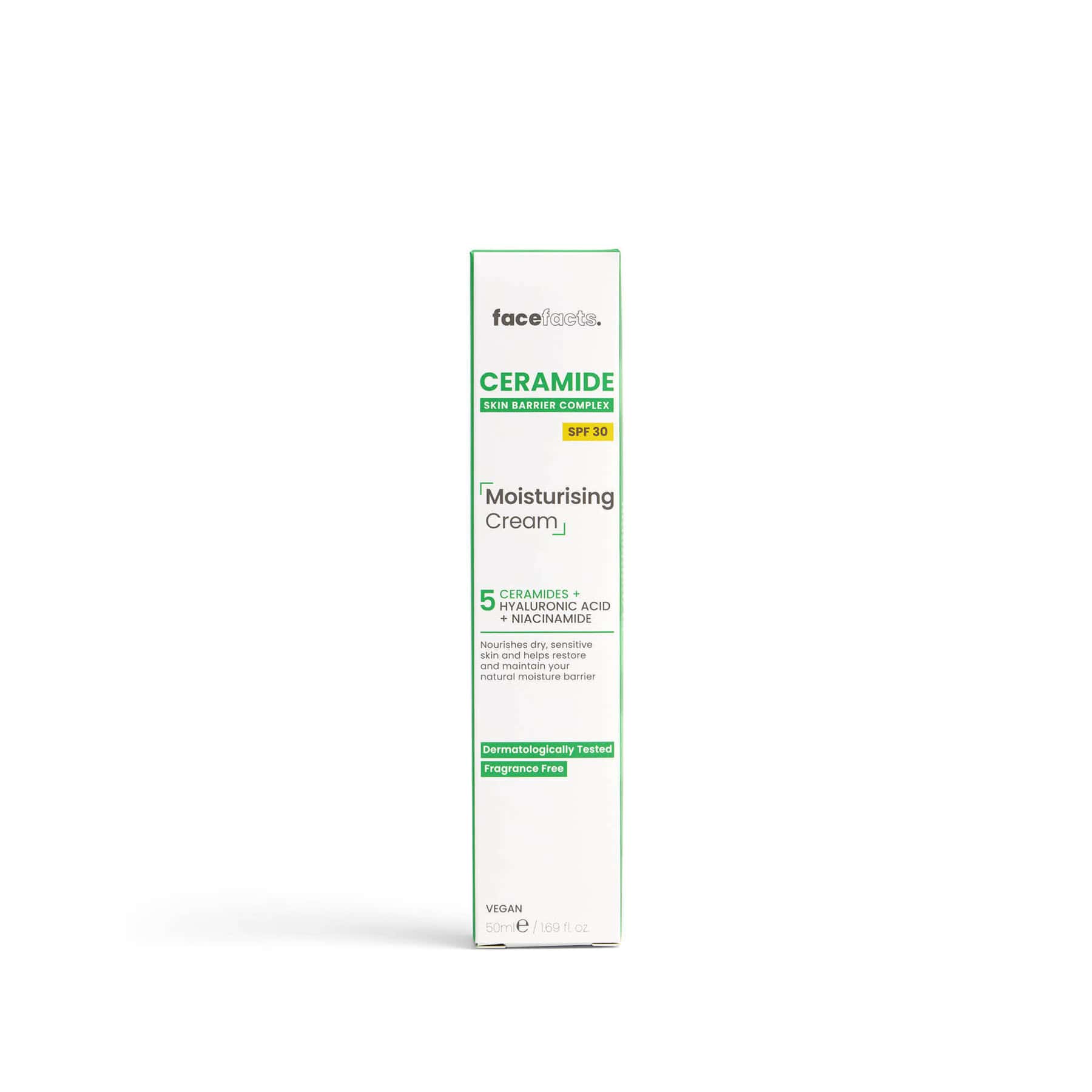 Face Facts Ceramide SPF30 Face Moisturiser 50ml from Harrisons Direct