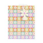 Gift Bag Large – Retro Floral W266xH330xD140mm from Harrisons Direct